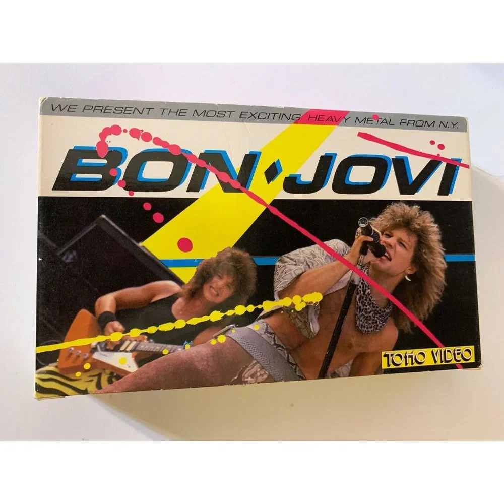 Vintage Bon Jovi BETA‎ Tape-Not VHS Rare